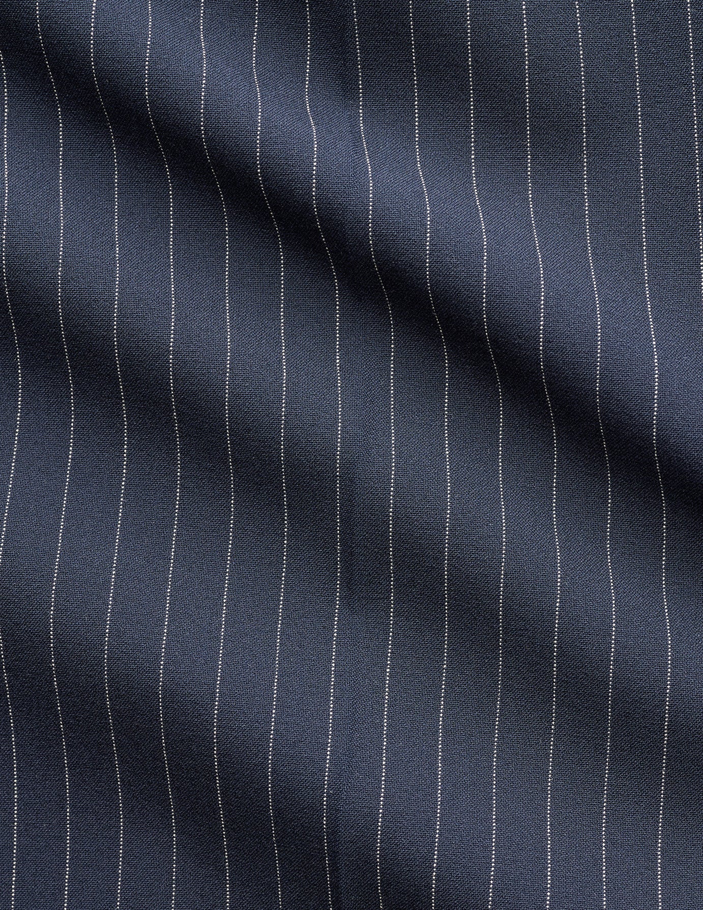 Women's Essential Pants Wide Navy Pinstripe